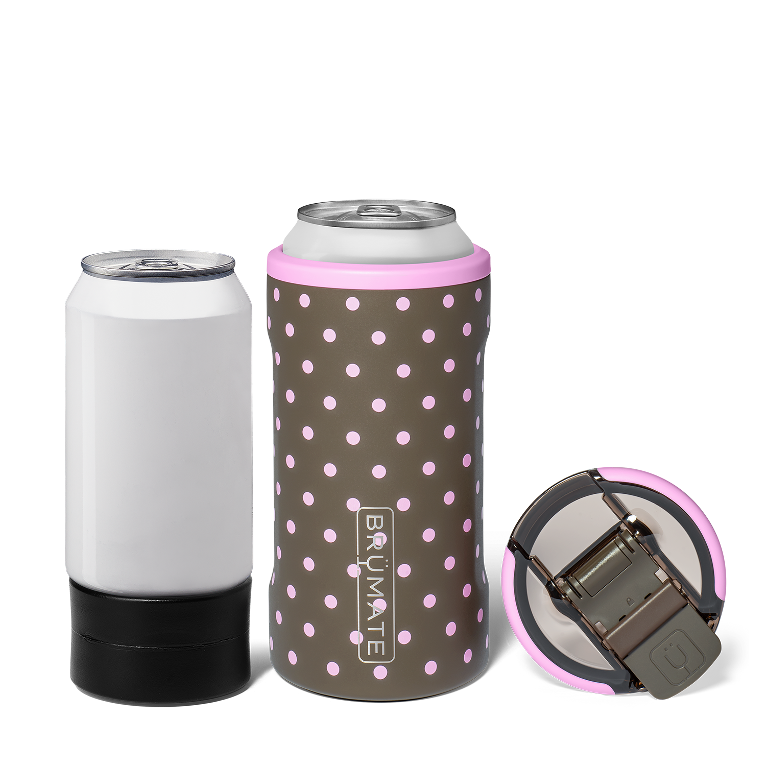 Hopsulator Trio | Mocha Dot | 12/16oz Standard Cans