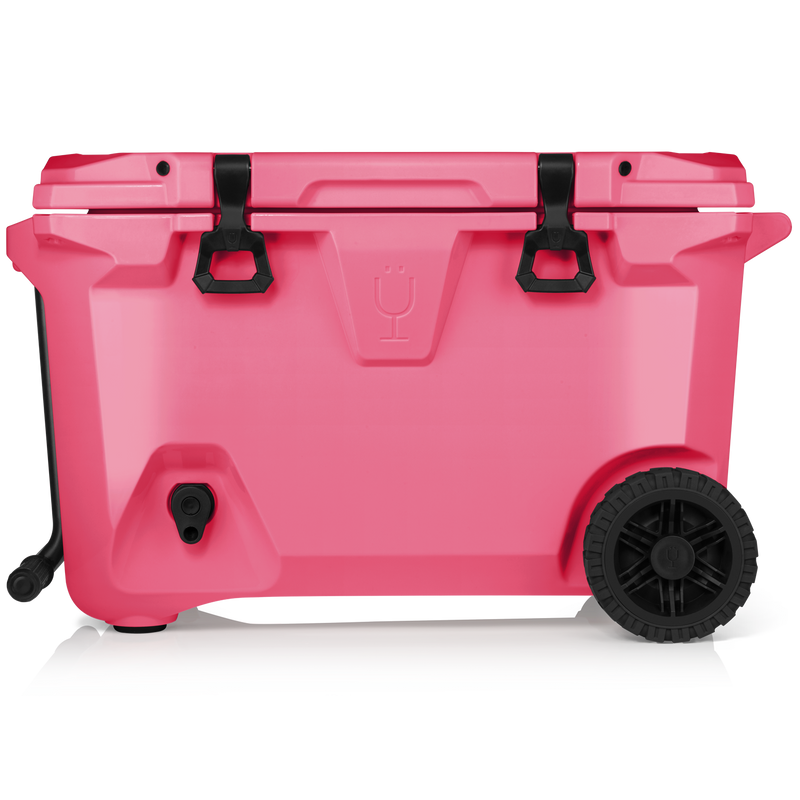 BrüTank 55-Quart Rolling Cooler | Neon Pink X2