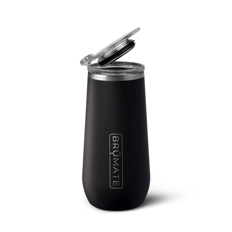 Champagne Flute | Matte Black | 12oz D3